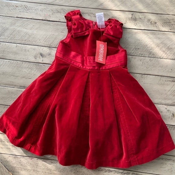 Gymboree Red Christmas Dress - Picture 1 of 9